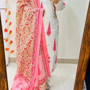 Premium Rich Cotton Suit in Floral Design